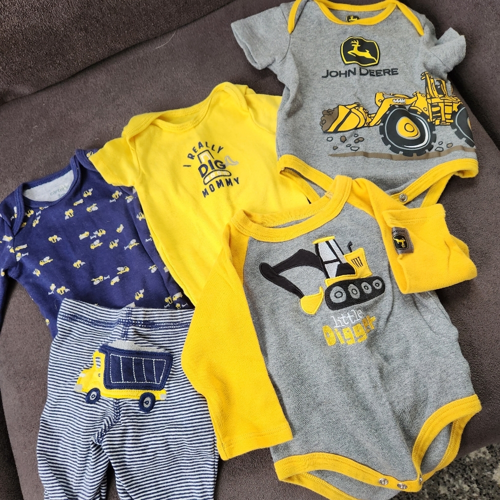 John Deere and Carters outfit bundle